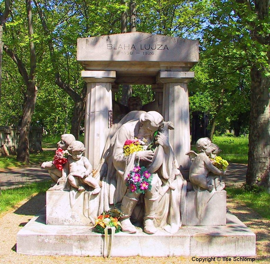Ungarn, Budapest, Kerepescher Friedhof, Lujza Blaha Grab