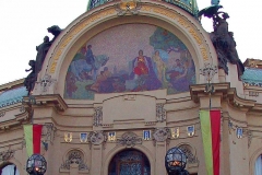 Tschechische Republik, Prag, Jugendstil-Gebäude Gemeindehaus