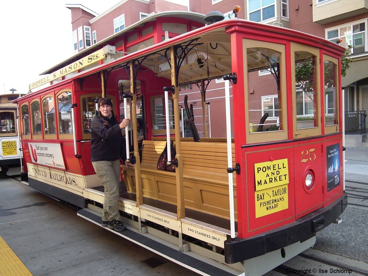 San Francisco, Cable Car, Ein Gefühl wie in "Die Straßen von San Francisco"