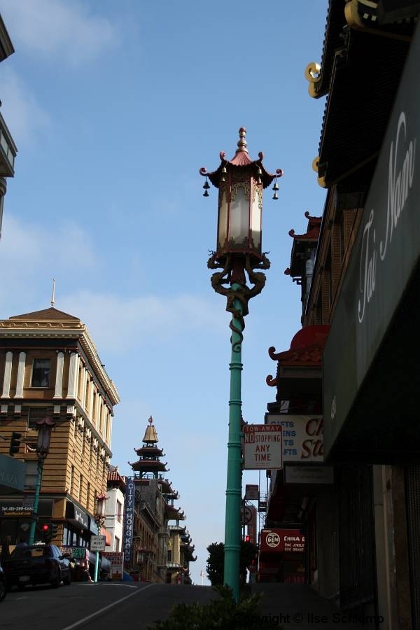 San Francisco, Chinatown, Schöne Straßenlaterne