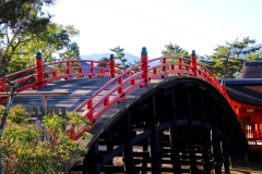 Japan, Miyajima, Itsukushima-Schrein, Bogenbrücke