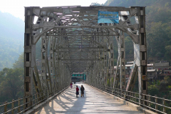 Nepal, Brücke über den Kali Gandaki Fluss