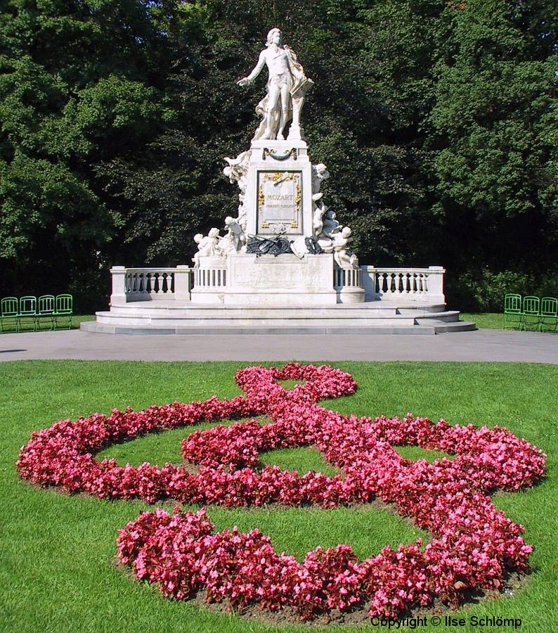Österreich, Wien, Mozart-Denkmal