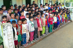 Myanmar, Am Irrawaddy, Besuch einer Schule