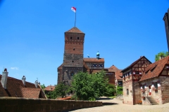 Nürnberger Burg, Nürnberg, Bayern, Heidenturm