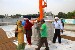 Indien, Neu-Delhi, Gurudwara Sri Bangla Sahib Sikh Tempel