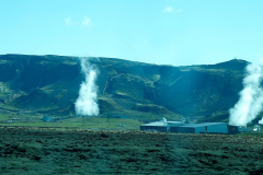 Island, Fahrt nach Landmannalaugar, Energiegewinnung