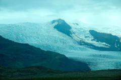 Island, Ostfjorde, Gletscherzunge