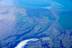 Island von oben, Gletscherzunge