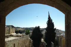 Israel, Jerusalem, Blick auf den Ölberg mit dem jüdischen Friedhof