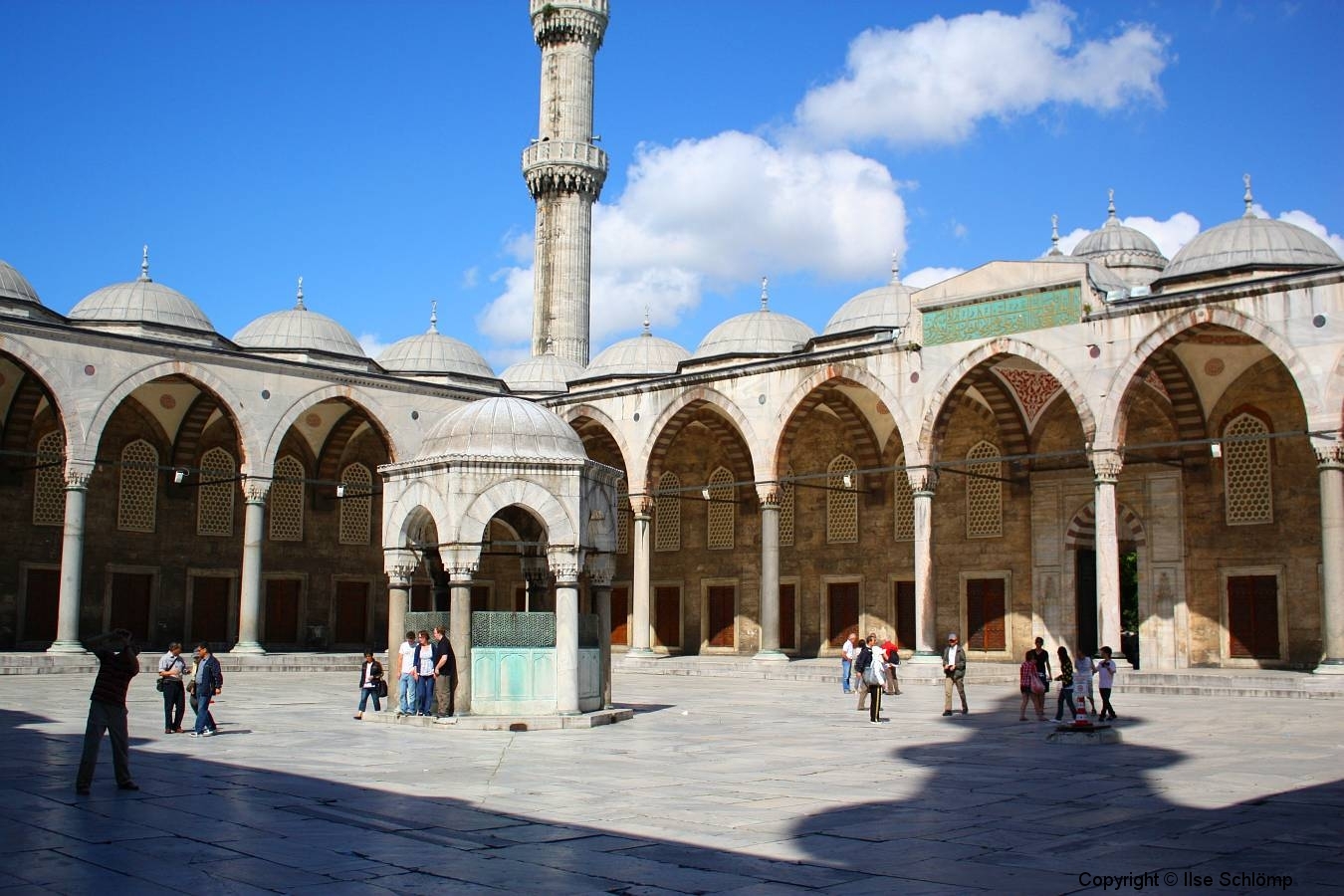 Istanbul, Blaue Moschee, Vorhof