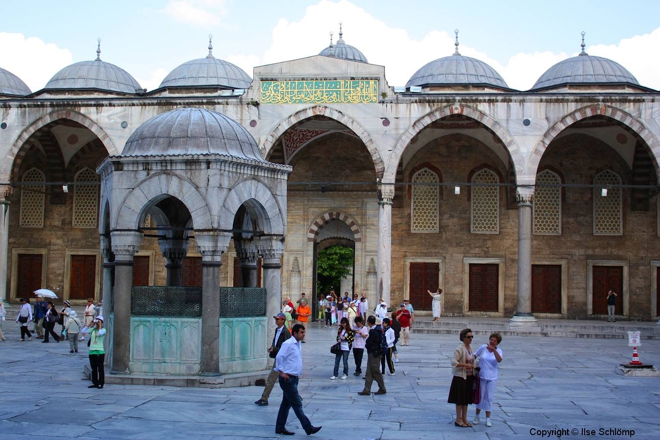 Istanbul, Blaue Moschee, Vorhof
