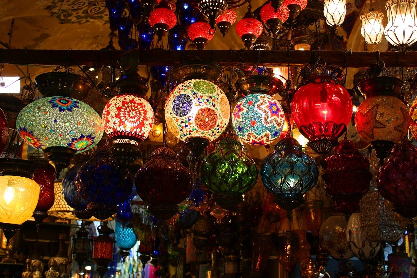 Istanbul, Großer Bazar, Lampenladen