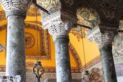 Istanbul, Hagia Sophia, Innenansicht, Säulenarkaden