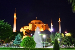 Istanbul, Hagia Sophia bei Nacht