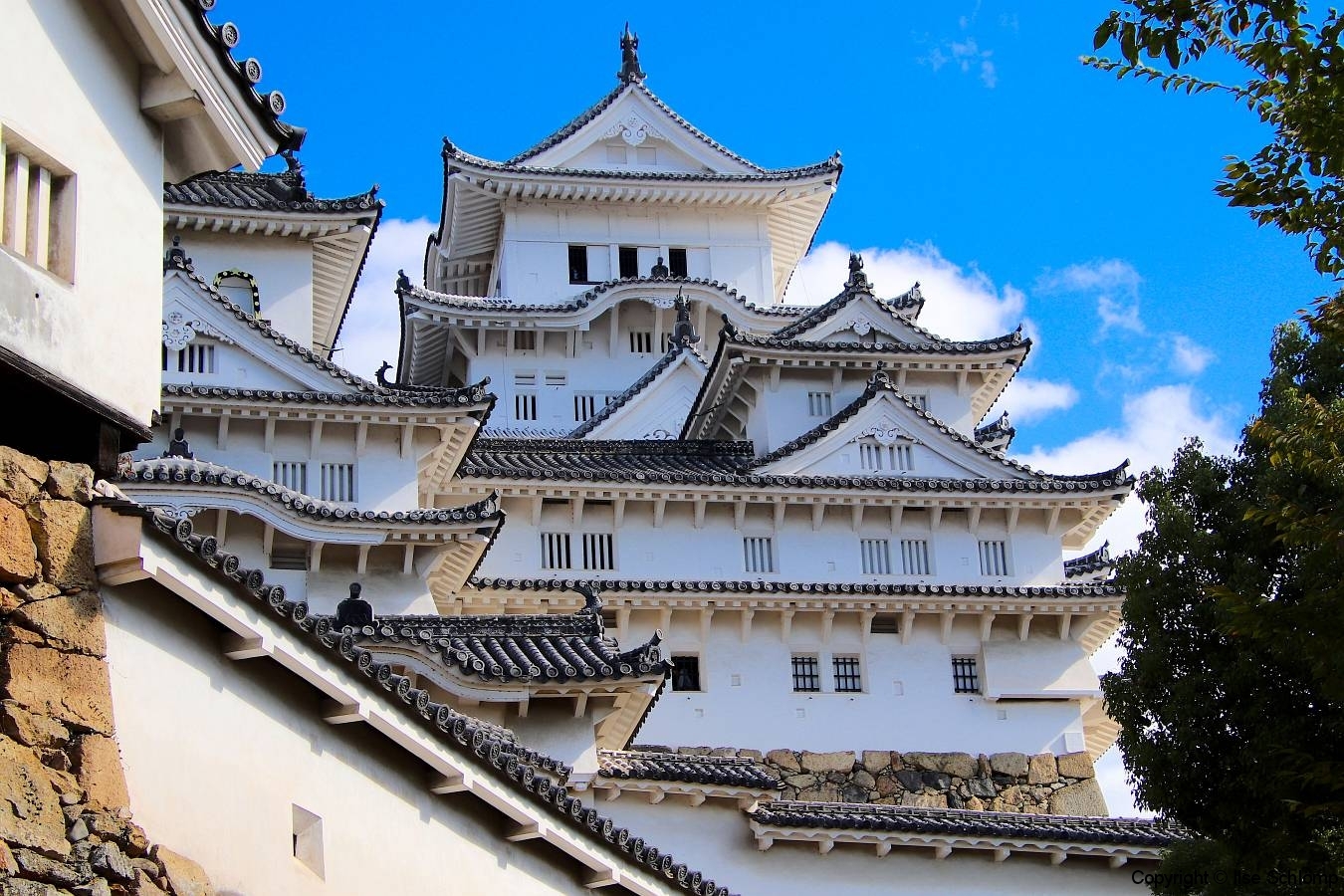Japan, Himeji, Burg des weißen Reihers