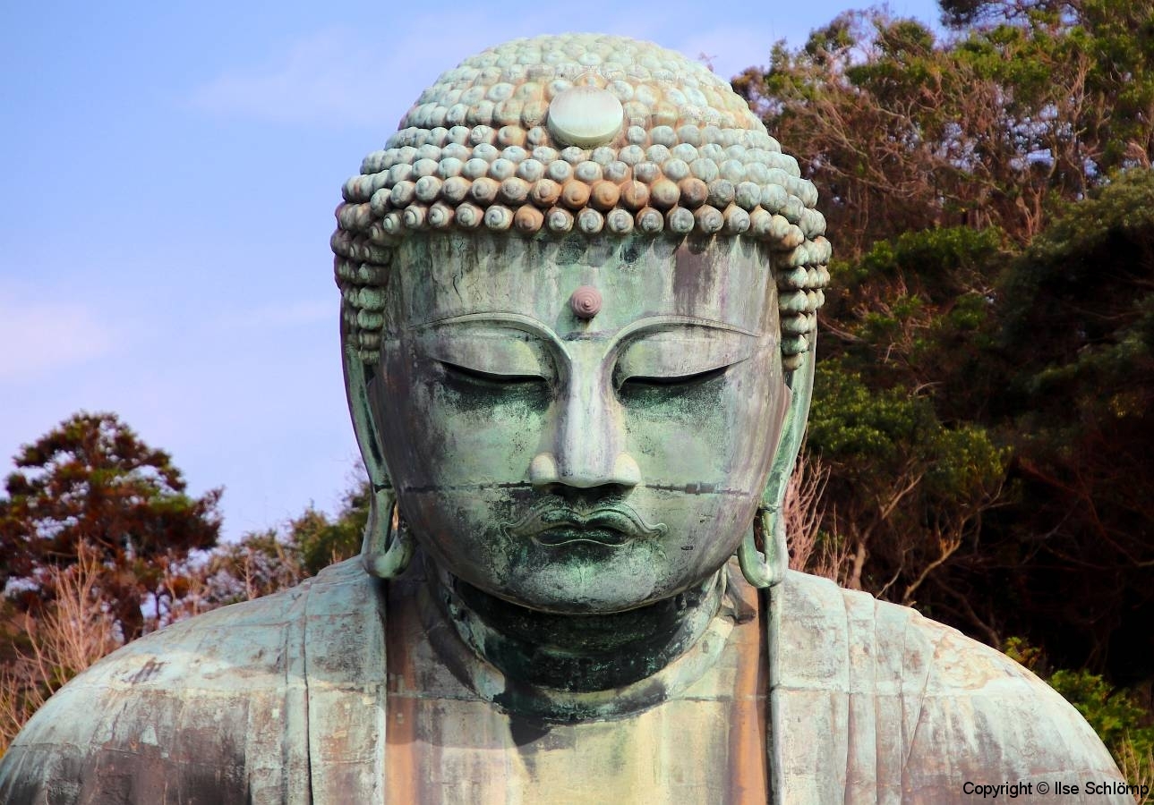 Japan, Kamakura, bronzener Riesenbuddha