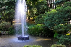 Japan, Kanazawa, Kenroku-en Garten, Alter Springbrunnen