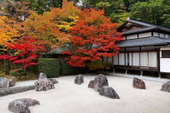Japan, Koya-san, Kongobu-ji Tempel, Steingarten