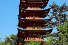 Japan, Miyajima, fünfstöckige Pagode