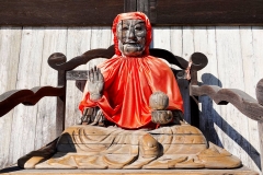 Japan, Nara, Todai-ji Tempel, Statue des Pindola