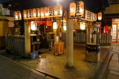 Japan, Osaka, Namba bei Nacht, Hozenji Tempel