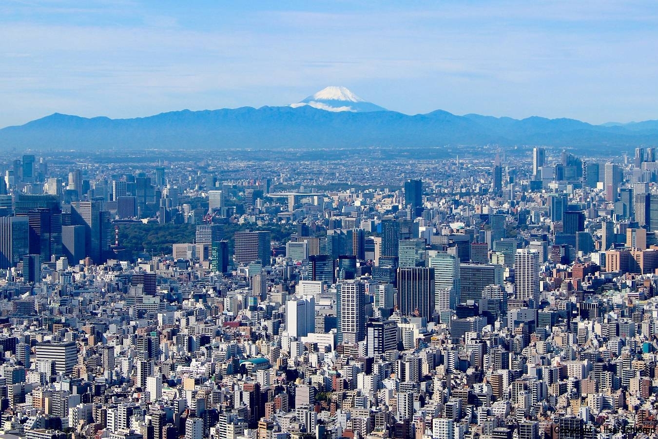 Japan, Tokio, Blick vom Skytree auf den heiligen Fuji