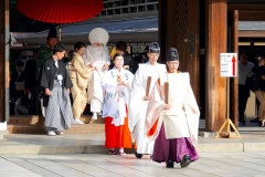 Japan, Tokio, Meiji-Schrein, Traditionelle Hochzeit