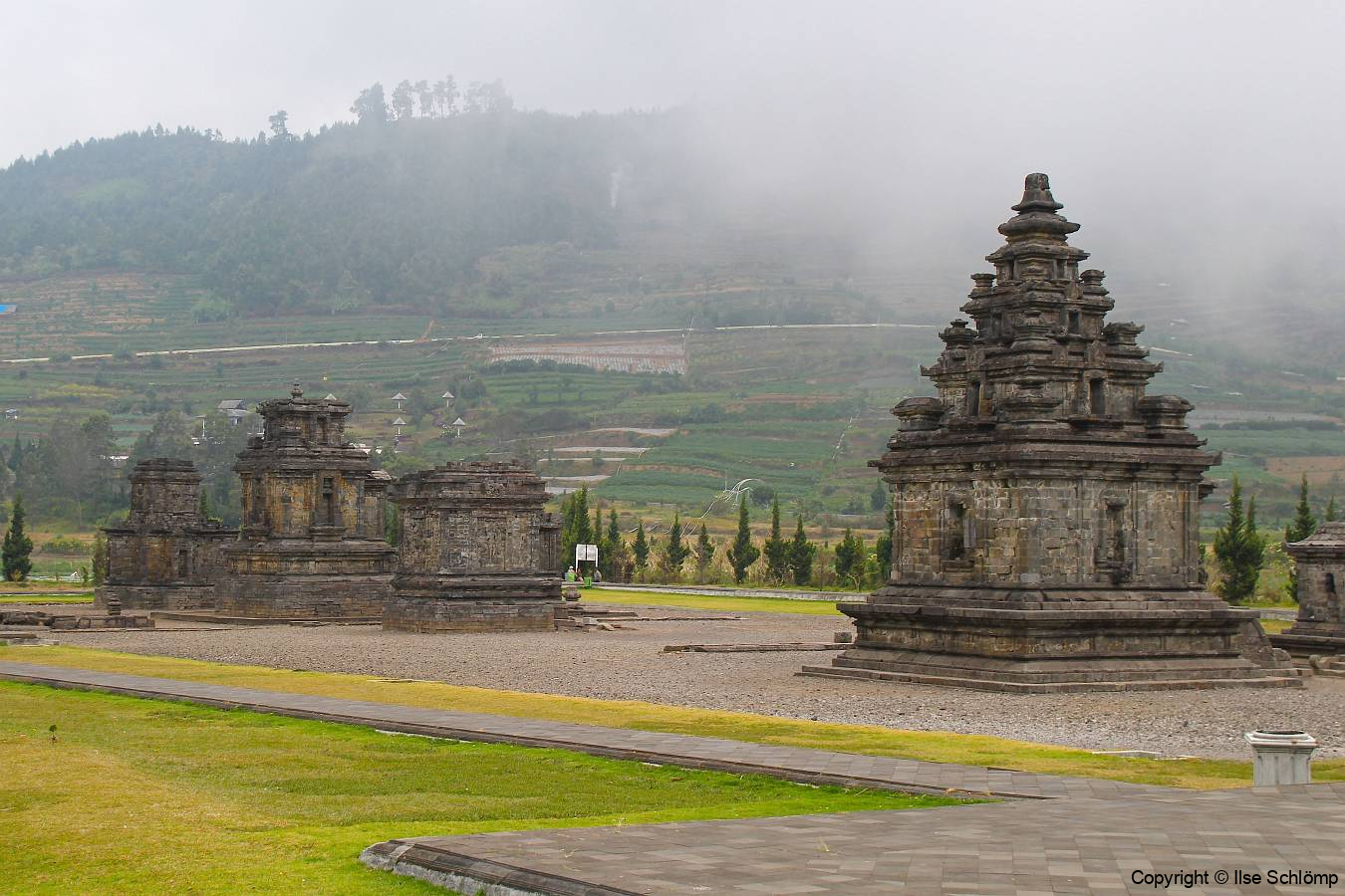 Java,  Dieng-Plateau, Tempelkomplex Arjuna