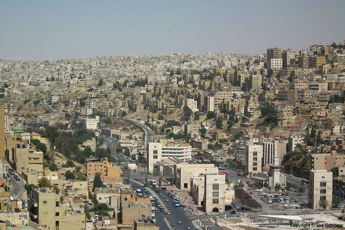Jordanien, Blick von der Zitadelle auf Amman