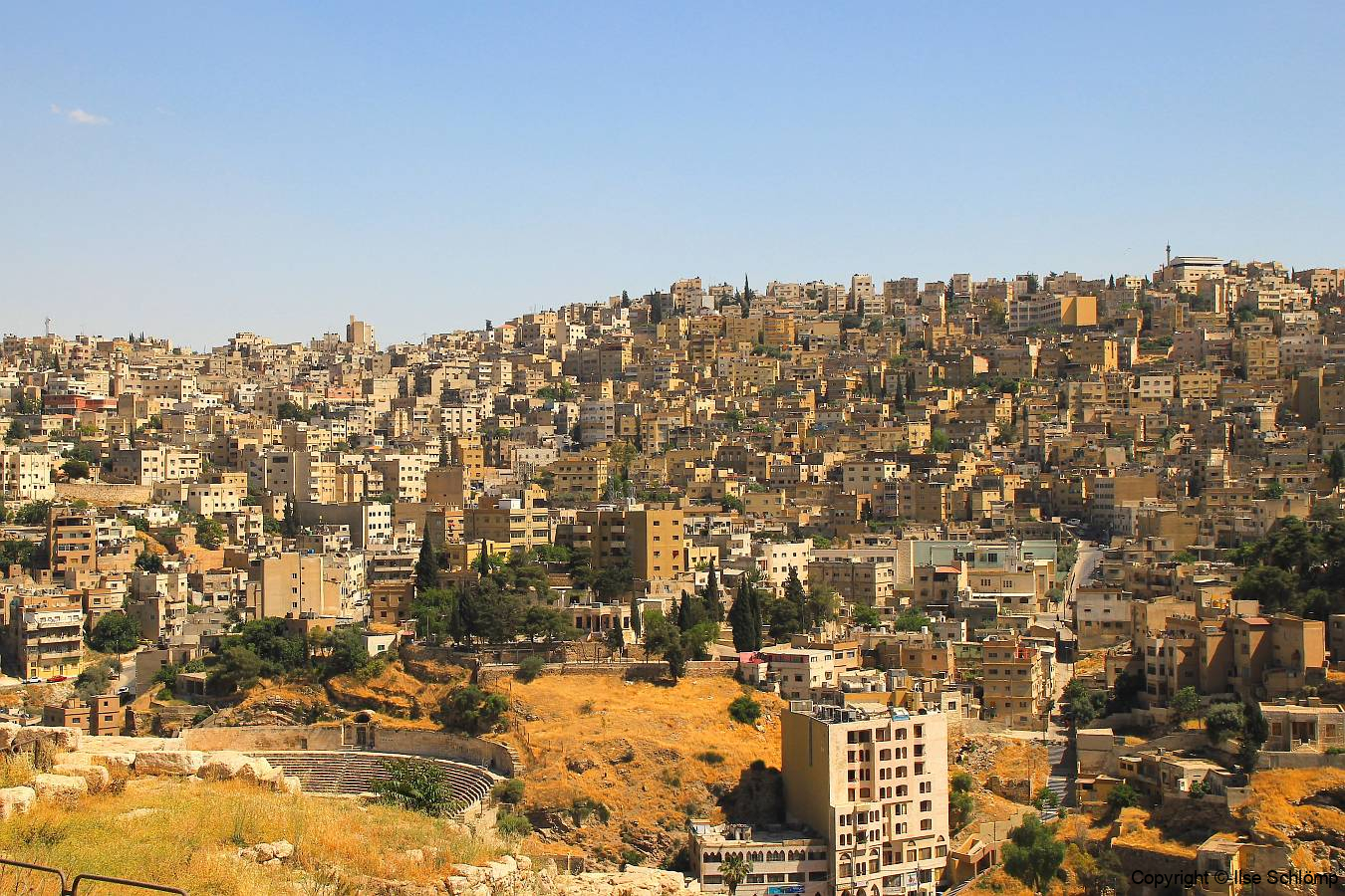 Jordanien, Blick von der Zitadelle auf Amman