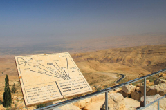 Jordanien, Blick vom Berg Nebo in das Gelobte Land