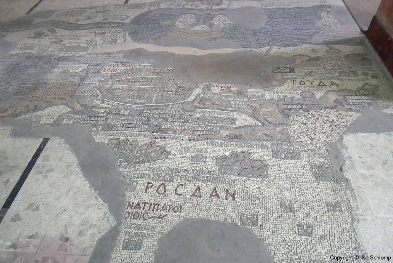 Jordanien, Mosaik von Madaba