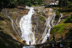 Malaysia, Cameron Highlands, Lata Iskandar Wasserfälle