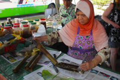 Malaysia, Kuantan, Zubereitung von Lemang