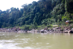 Malaysia, Taman Negara Nationalpark, Bootsfahrt zu einem Einheimischendorf