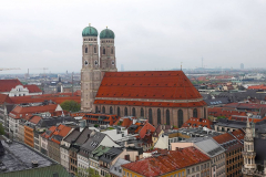 München, Blick vom Alten Peter auf die Frauenkirche