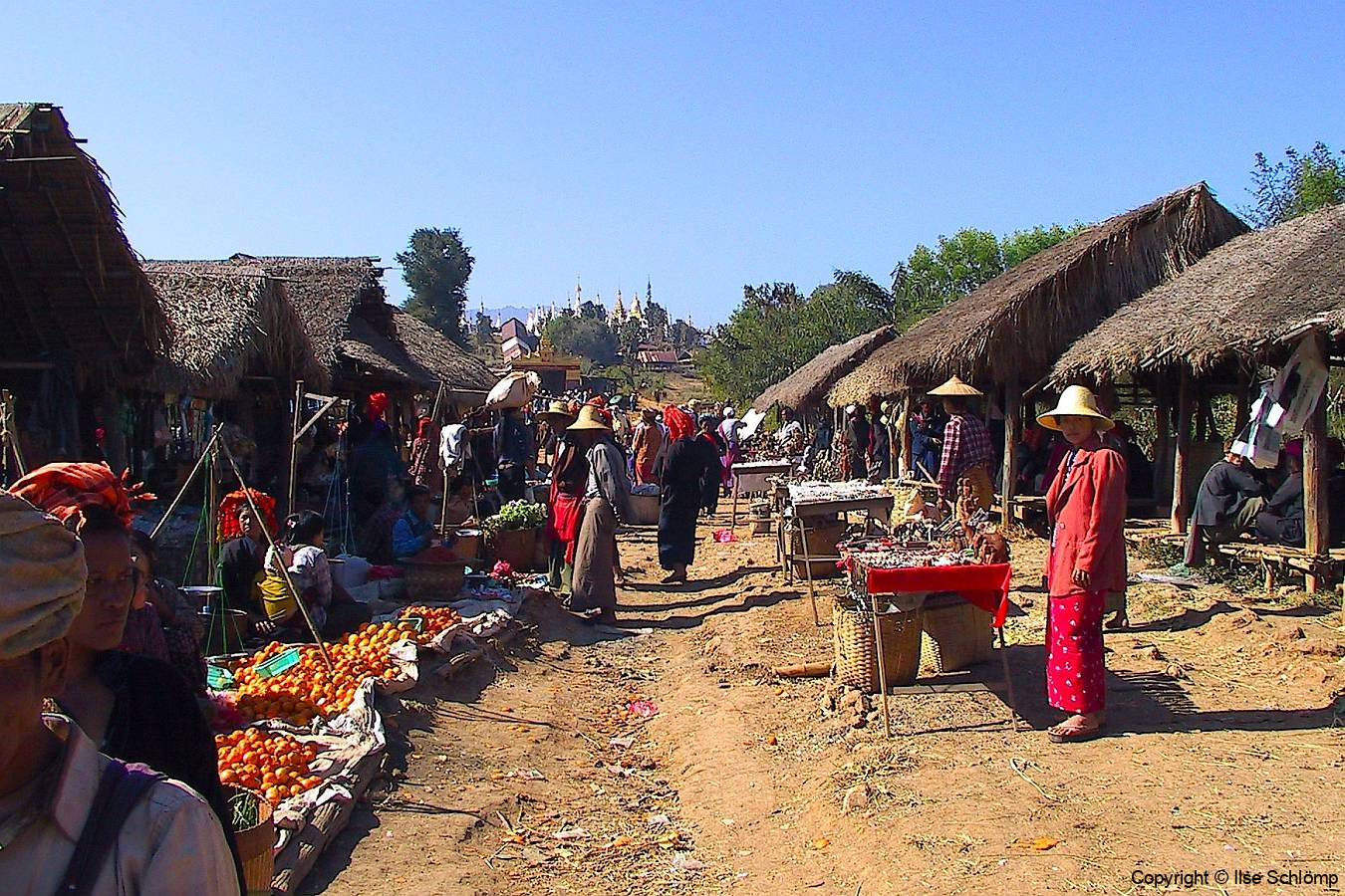 Myanmar, Inle-See, Taung Tho Markt