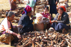 Myanmar, Inle-See, Taung Tho Markt, Volksgruppe Pa-O