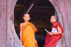 Myanmar, Inle-See, Shwe Yan Pyay Kloster