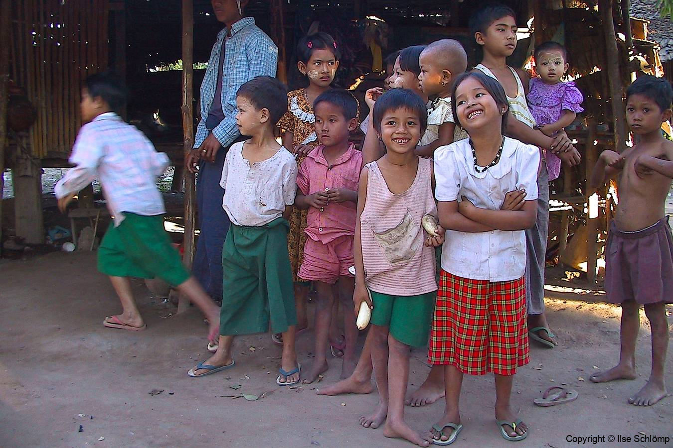 Myanmar, Sri Ksetra, Besuch eines Dorfes