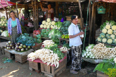 Myanmar, Pyay, Verkaufsstand an der Straße