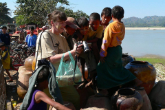 Myanmar, Pyay, Am Irrawaddy