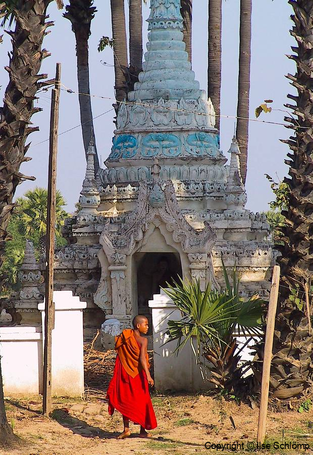 Myanmar, Bagaya-Kloster in Inwa