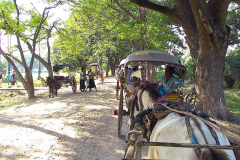 Myanmar, Pferdekutschenfahrt nach Inwa
