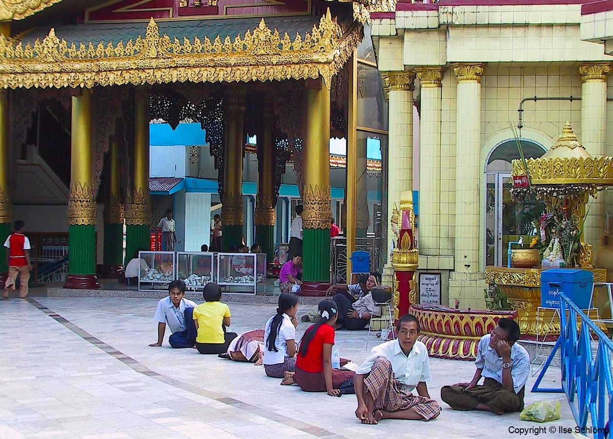 Myanmar, Yangon, Sule Pagode