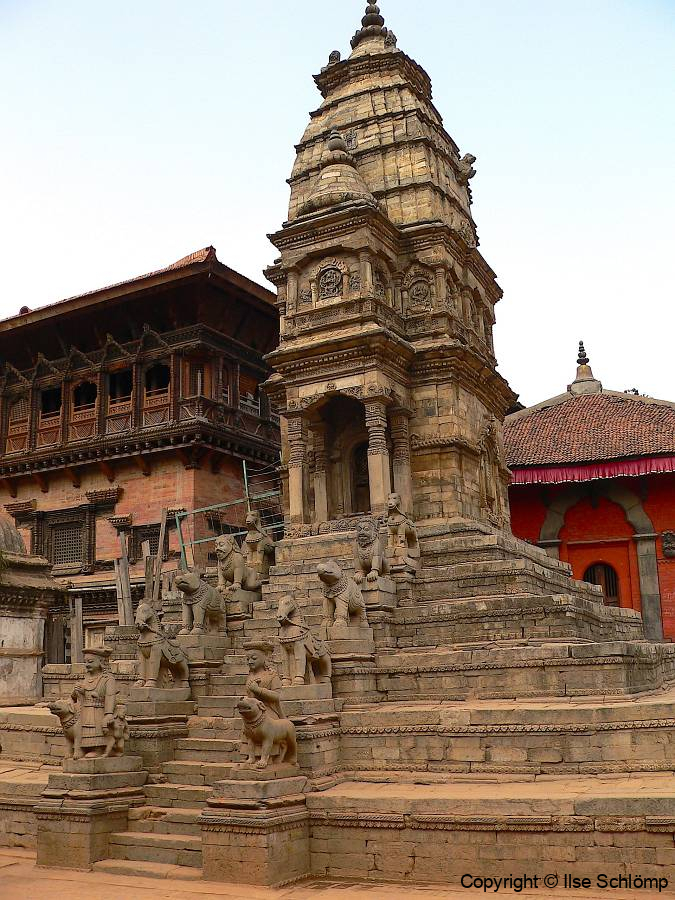 Nepal, Bhaktapur, Durbar Square, Siddhi Lakshmi Tempel