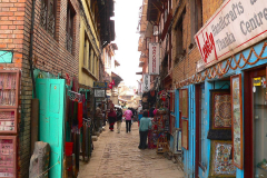 Nepal, Bhaktapur, Straßenansicht