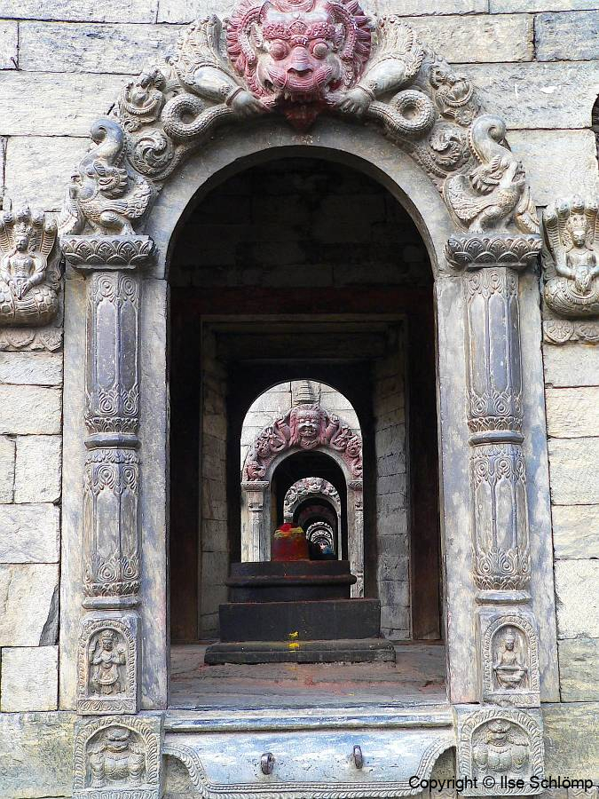 Nepal, Pashupatinath, Schrein des Pandra Shivalaya