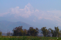 Nepal, Pokhara, Blick auf den Maccapuchare, Fishtail Mountain